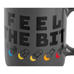 Mugg med tryck FEEL THE BIT, 330 ml | HandlaSmidigt.se
