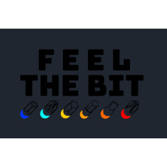 Mugg med tryck FEEL THE BIT, 330 ml | HandlaSmidigt.se