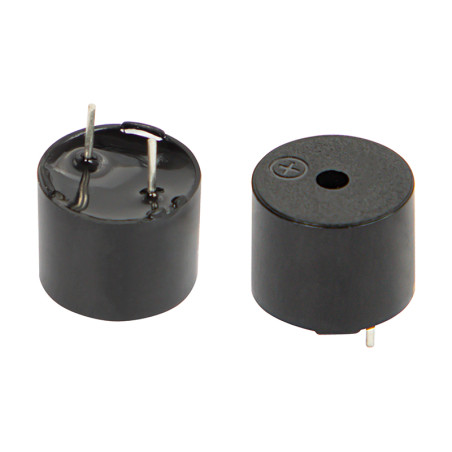 2685 - Svart buzzer utan generator 12mm tryck