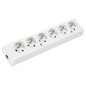 9394- Uttag gn-670 6gn med jordning vit