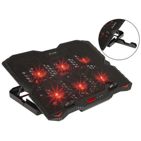 66-367- Laptopkylare med 6 fläktar Ventus