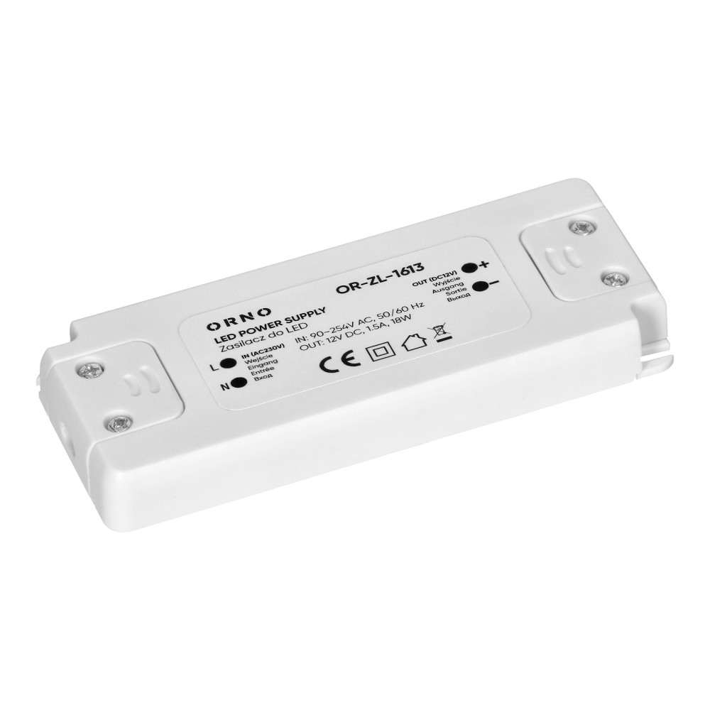 Strömförsörjning för LED 12VDC 18W, IP20 Strömförsörjning för LED 12VDC 18W, IP20