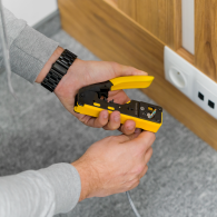 Krympverktyg för genomgående kontakter RJ45/RJ12