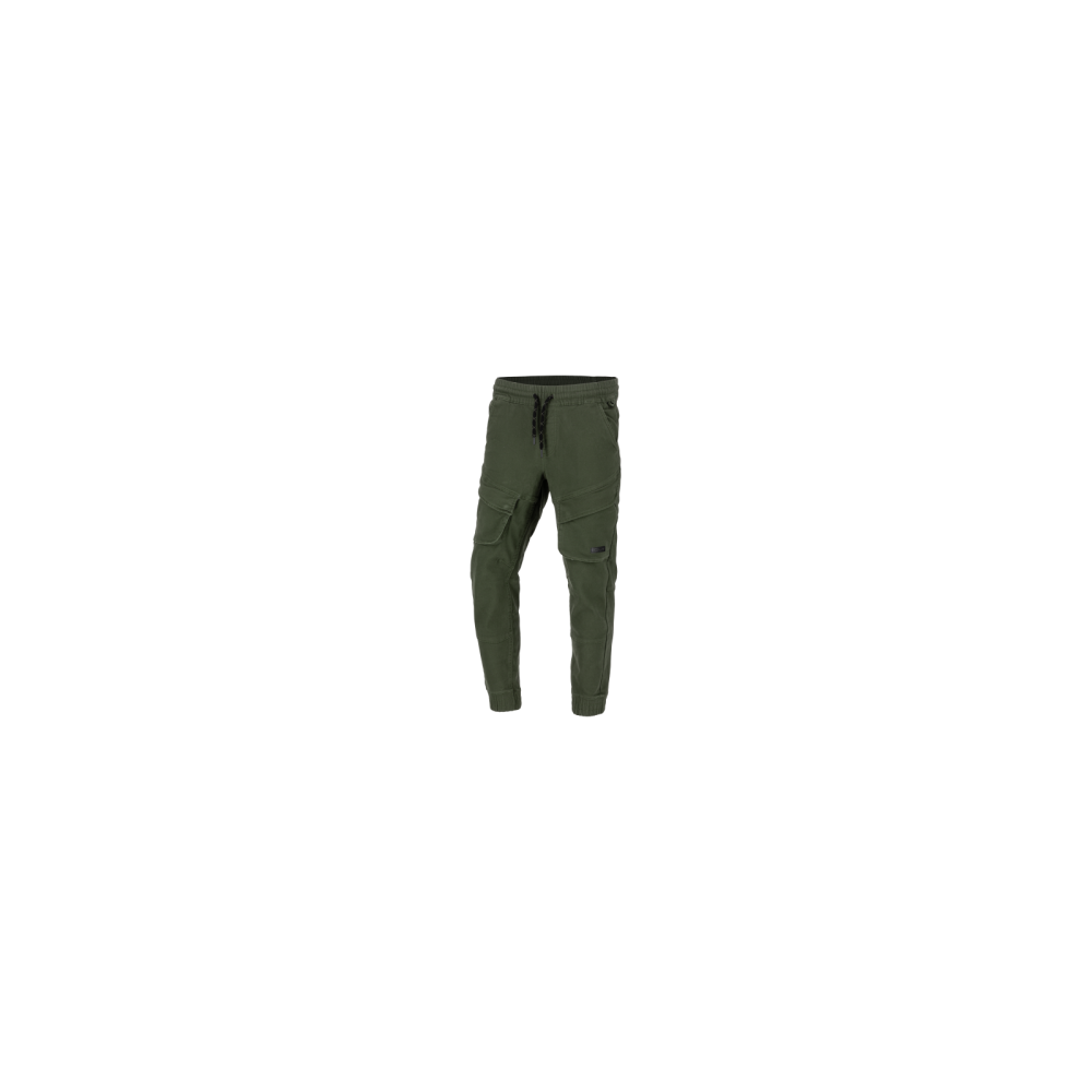 Spodnie joggery zielone stretch, '2xl', ce, lahti