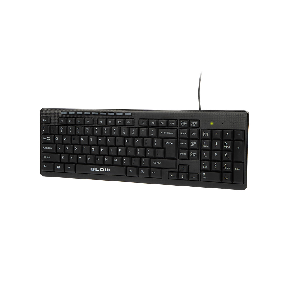 84-209- Tangentbord blow kp-111 usb svart 84-209- Tangentbord blow kp-111 usb svart