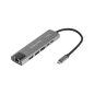 Adapter (HUB) USB typu C till HDMI/2x USB3.0/2x USB typu C/RJ45