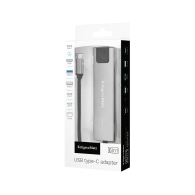 Adapter (HUB) USB typu C till HDMI/2x USB3.0/2x USB typu C/RJ45