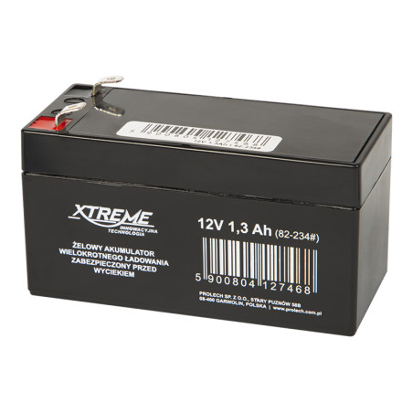 82-234- Gelbatteri 12v 1,3ah xtreme 98x52x44_4,8