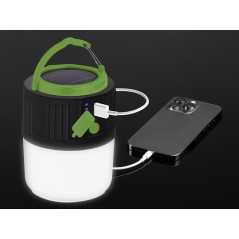 Solcellslampa för camping med powerbankfunktion TRACER POWER | HandlaSmidigt.se
