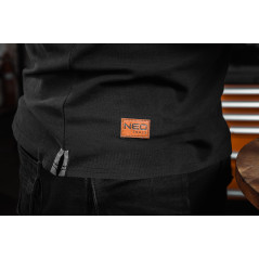 Polo T-shirt DENIM, svart, storlek M