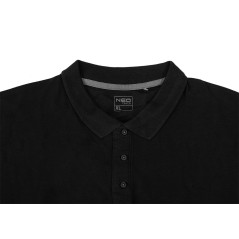 Polo T-shirt DENIM, svart, storlek M