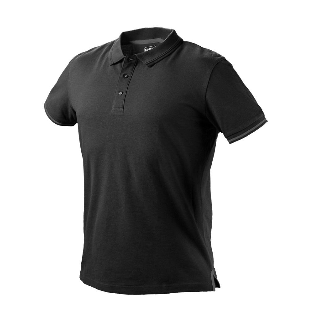 Koszulka polo DENIM, czarna, rozmiar XXXL Koszulka polo DENIM, czarna, rozmiar XXXL