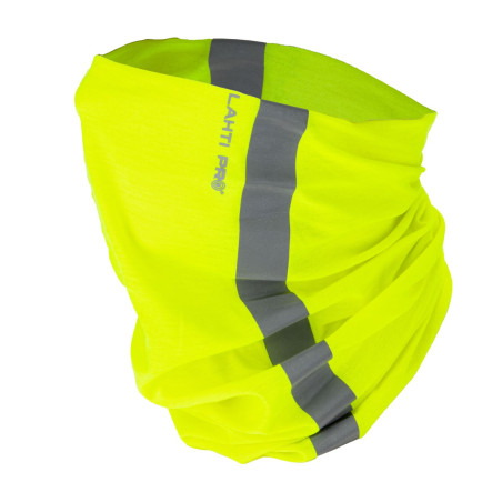 L1030100 Multifunktionell gul halsduk med reflexband