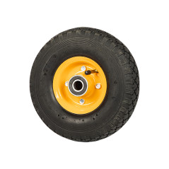69-002- Hjul 26 cm för skottkärra vagn 260x85 3.00/4 gult