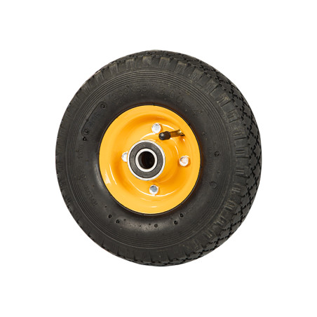 69-002- Hjul 26 cm för skottkärra vagn 260x85 3.00/4 gult
