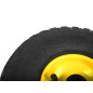 69-002- Hjul 26 cm för skottkärra vagn 260x85 3.00/4 gult