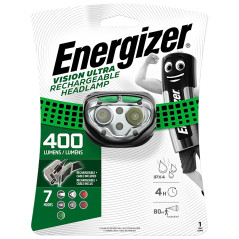 Pannlampa ENERGIZER VISION ULTRA HD, 400 lm, 1200 mAh Li-ion