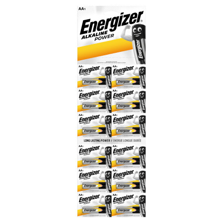 BATERIE ENERGIZER ALKALINE POWER MULTIBLISTER AA LR6, 12 st. 

BATTERIER ENERGIZER ALKALINE POWER MULTIBLISTER AA LR6, 12 st…