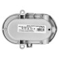 OVAL 7040T/P, belysningsarmatur, 40W, E27, IP44, IK10, transparent polykarbonatskärm, polypropylenbas, plastnät