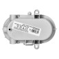 OVAL 7040T, belysningsarmatur, 40W, E27, IP44, IK10, matt polykarbonatskärm, polypropylenbas, metallnät, grå