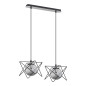 CORRADO 2P, hängande lampa, E14 max. 2x 40W, krom