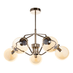 BULAT 5P, hängande lampa, E14 max. 5x40W, guld | HandlaSmidigt.se