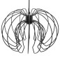 BOLA 1P, hängande lampa, E27 max. 60W, svart