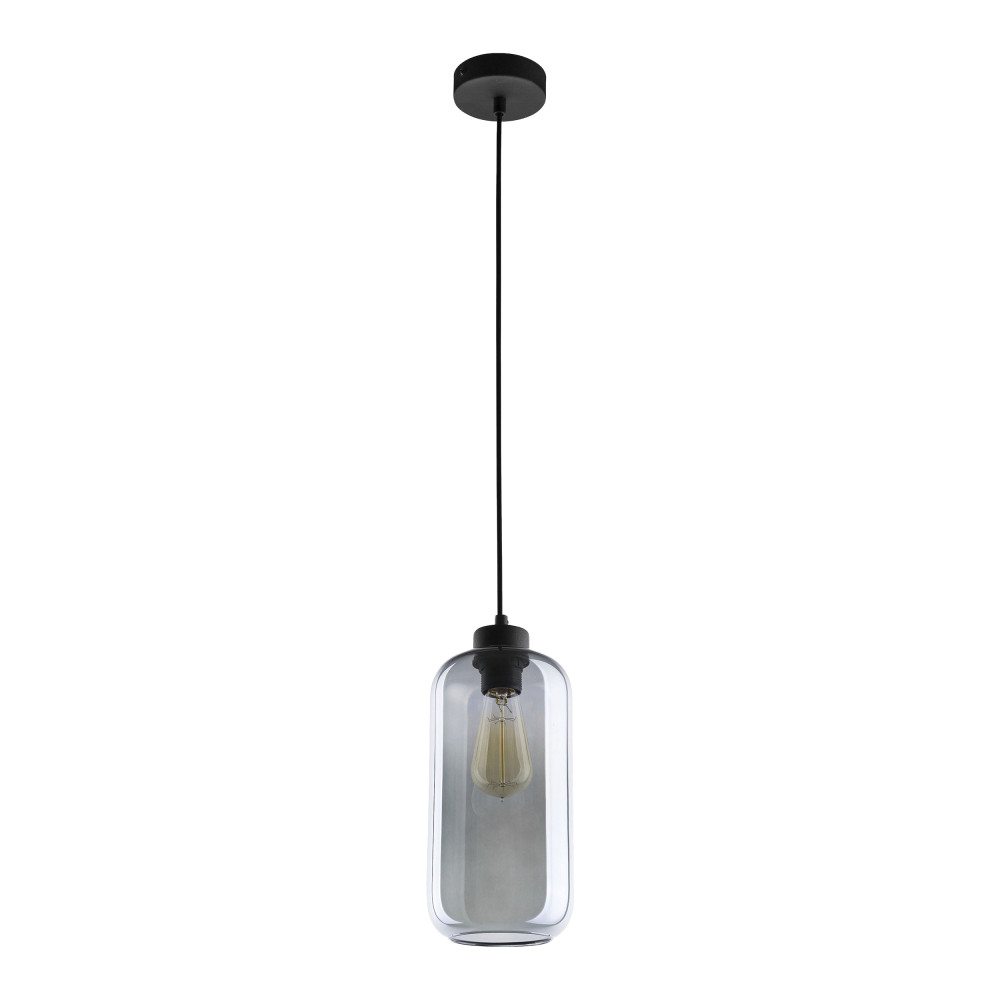LAZIO 1P, hängande lampa, E27 max. 15W, svart LAZIO 1P, hängande lampa, E27 max. 15W, svart