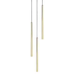 RÖR 3P, hängande lampa, G9 max. 6W, guld | HandlaSmidigt.se
