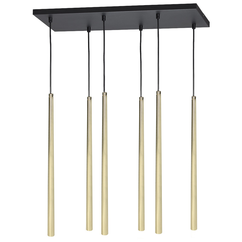 RÖR 6P, hängande lampa, G9 max. 6W, guld