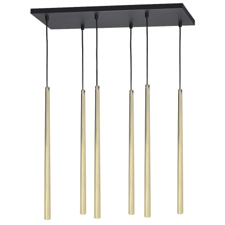 RÖR 6P, hängande lampa, G9 max. 6W, guld
