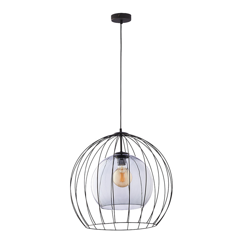 VÄRLD 500 1P, hängande lampa, E27 max. 15W, svart