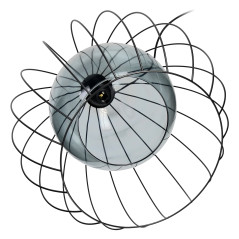 VÄRLD 500 1P, hängande lampa, E27 max. 15W, svart | HandlaSmidigt.se