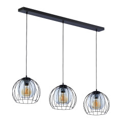 VÄRLD 3P, hängande lampa, E27 max. 15W, svart
