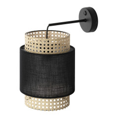 LANA 1P, vägglampa, E27 max. 60W, svart | HandlaSmidigt.se
