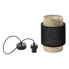 LANA 200 1P, hängande lampa, E27 max. 60W, svart | HandlaSmidigt.se