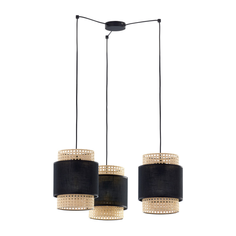 LANA 3P, hängande lampa, E27 max. 60W, svart