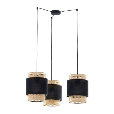 LANA 3P, hängande lampa, E27 max. 60W, svart
