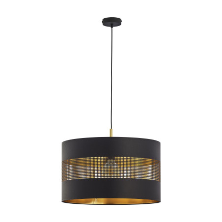 ALESSIO 1P, hängande lampa, E27 max. 60W, svart-guld | HandlaSmidigt.se