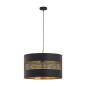 ALESSIO 1P, hängande lampa, E27 max. 60W, svart-guld