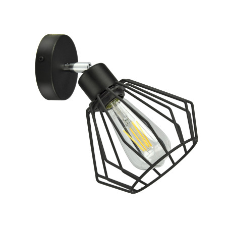 WAYA vägglampa, max 1x60W, E27, svart | HandlaSmidigt.se
