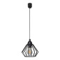 WAYA hängande lampa, max effekt 1x60W, E27, svart