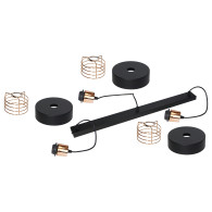 CHIRO hängande lampa, max effekt 3x60W, E27, svart