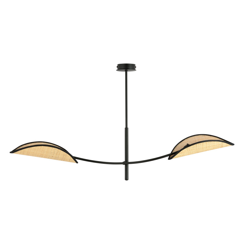 PETALO hängande lampa, max effekt 2x40W, E14, svart rotting