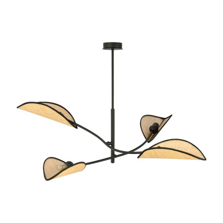 PETALO hängande lampa, max effekt 4x40W, E14, svart rotting