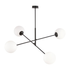 LAMPA pendel, max 4x40W, E14, svart-vit | HandlaSmidigt.se
