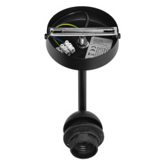 ROLLO vägglampa, max effekt 1x15W, grå | HandlaSmidigt.se