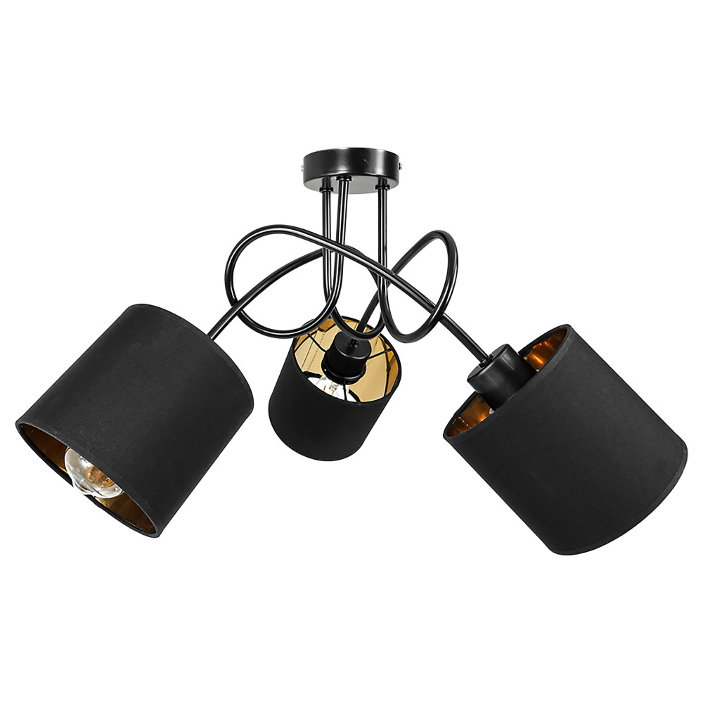 VIGO hängande lampa max effekt 3x60W, E27, svart VIGO hängande lampa max effekt 3x60W, E27, svart