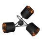 VIGO hängande lampa max effekt 3x60W, E27, svart