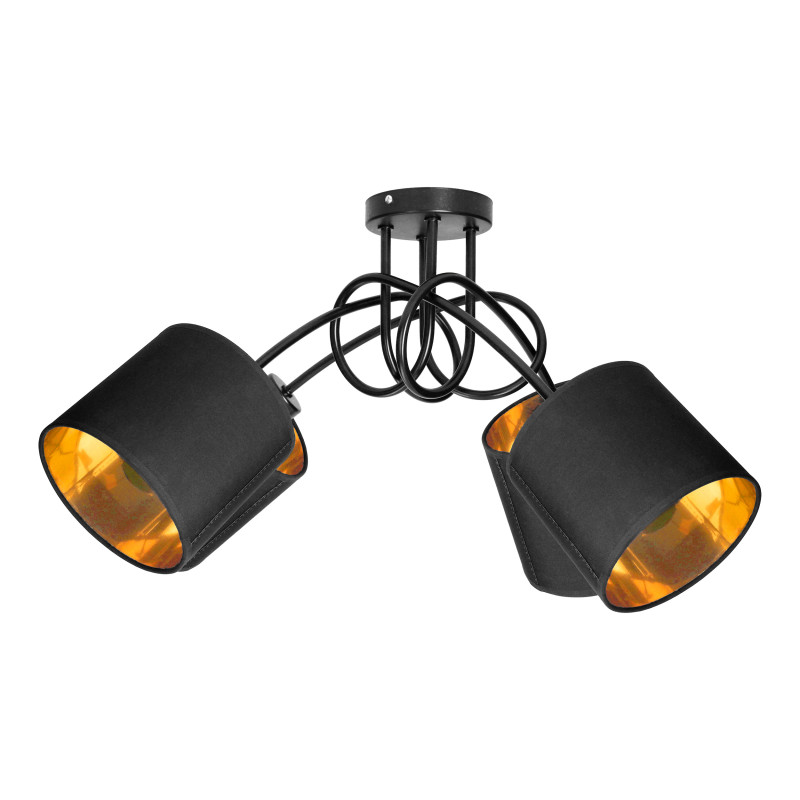 VIGO hängande lampa, max effekt 4x60W, E27, svart
